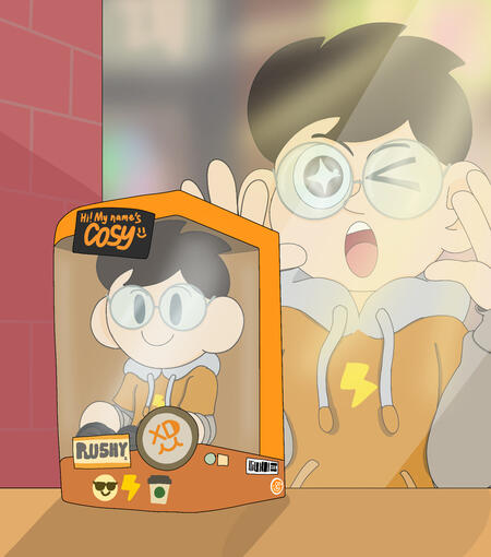 Including a Fullbody chibi plush